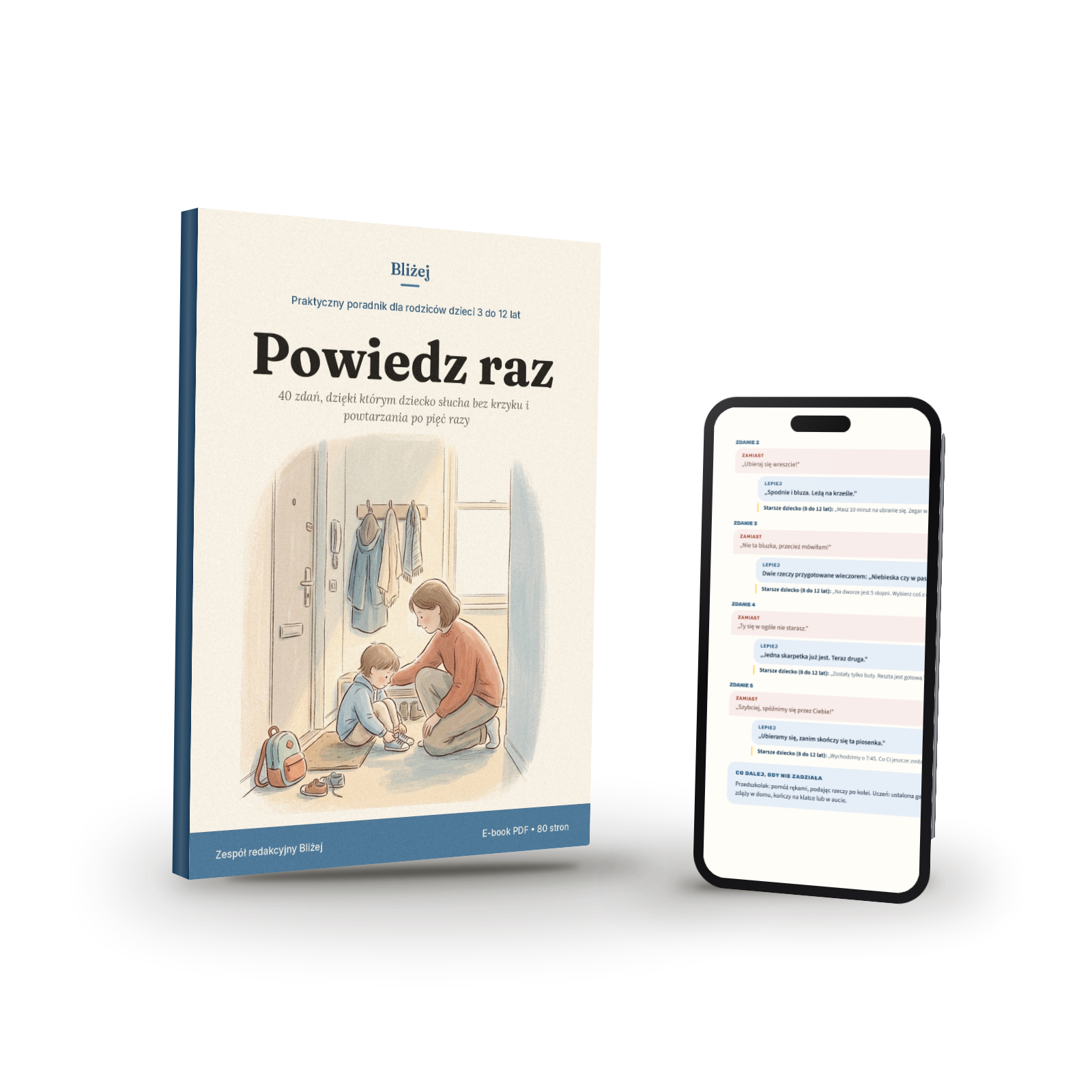 Powiedz raz: e-book i telefon z prawdziwą stroną poradnika