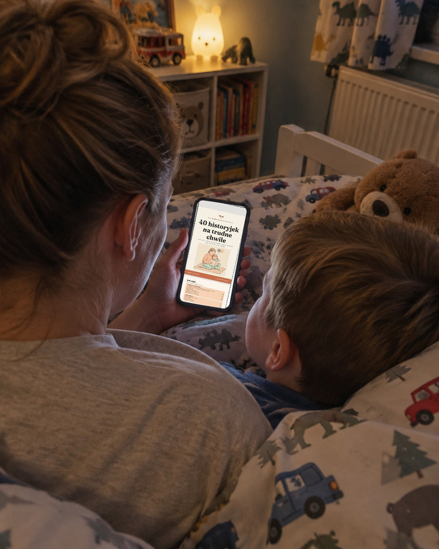 40 historyjek na trudne chwile: e-book na telefonie w codziennej sytuacji