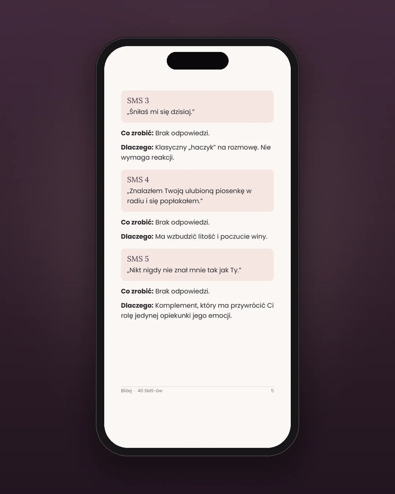 40 SMS-ów, na które nie odpisujesz, na ekranie telefonu